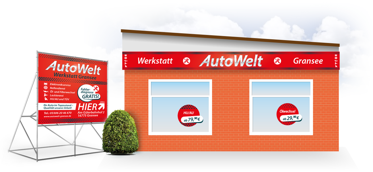 AutoWelt Aussenwerbung