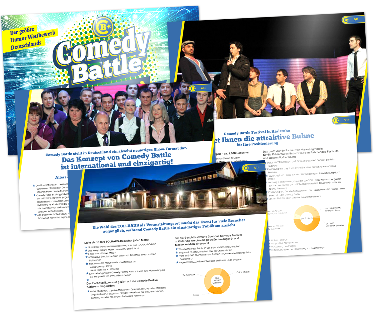 Präsentation für Partner von Comedy Battle